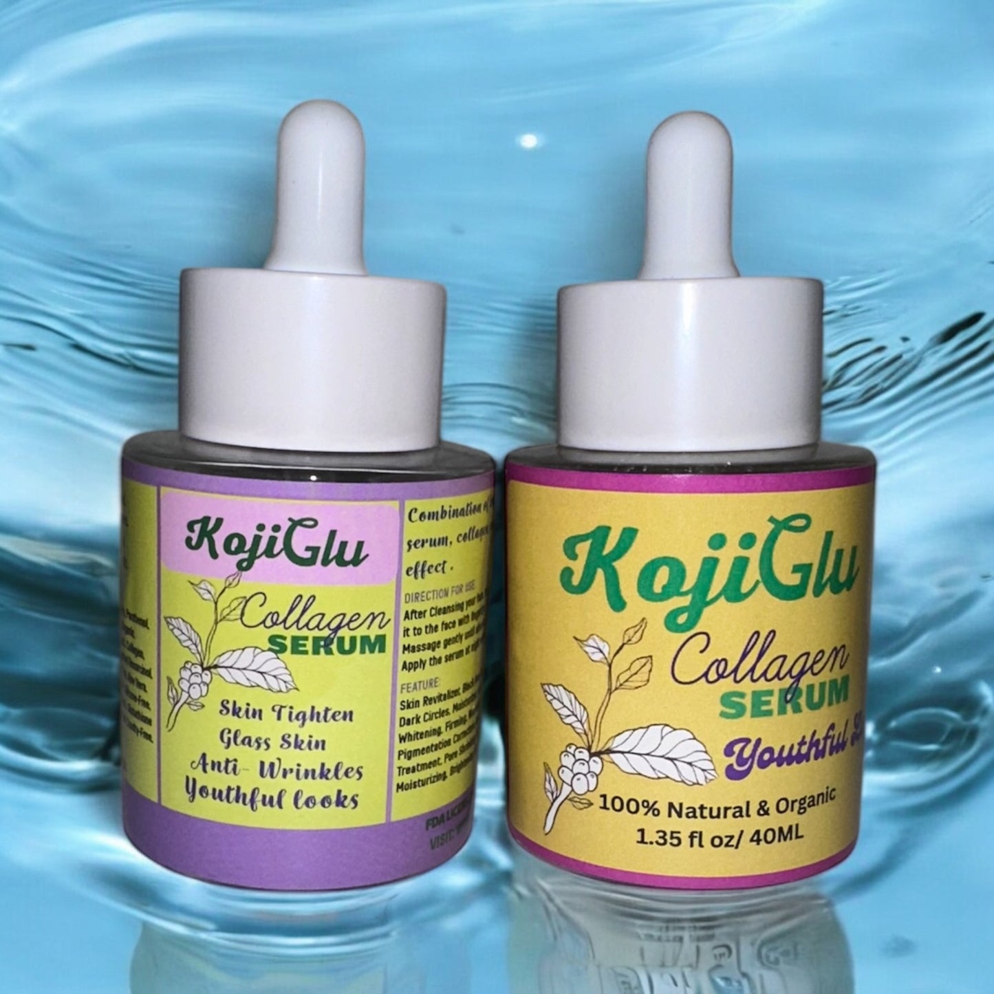 KojiGlu Collagen serum 40ML for men & women.