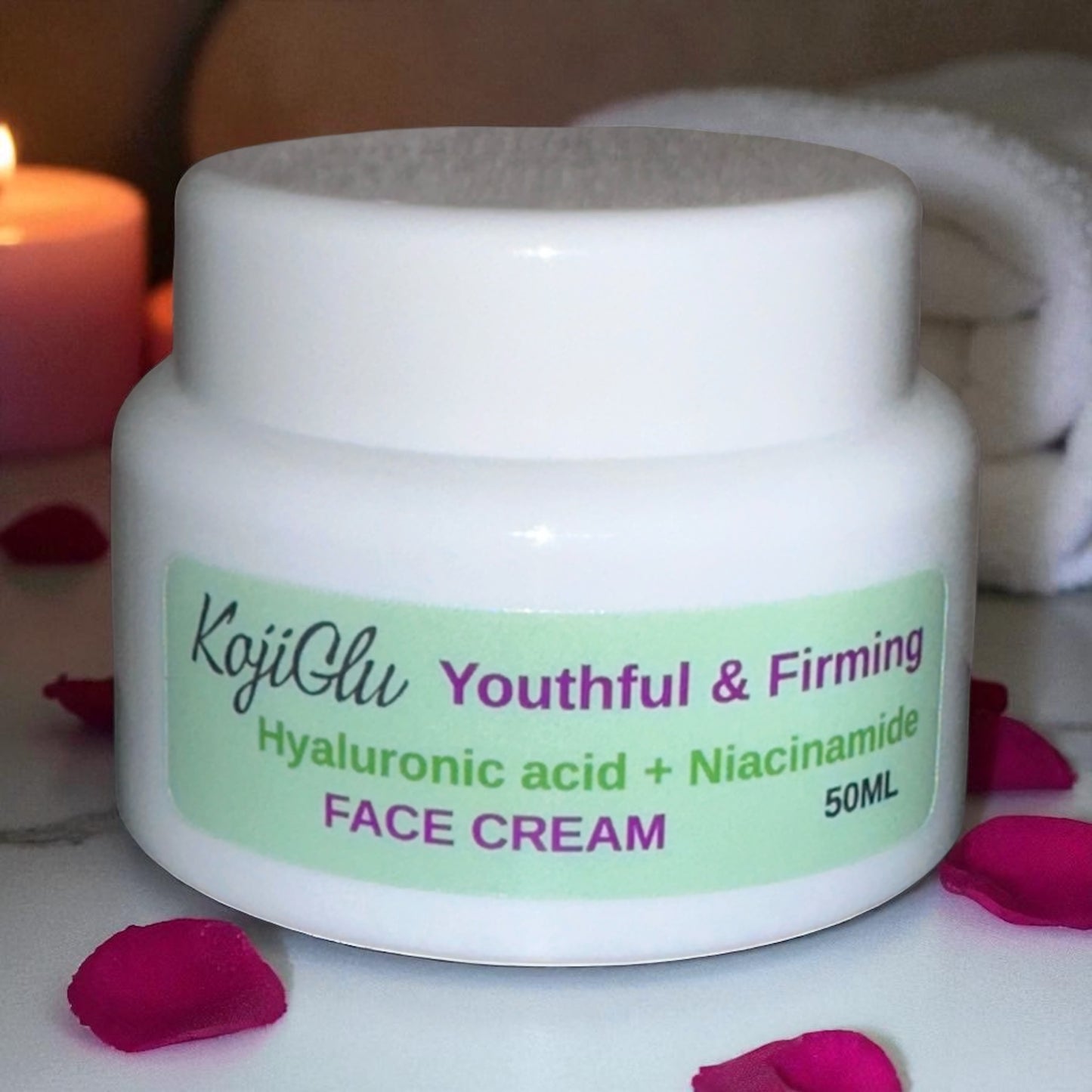 KojiGlu Face Cream 50ML firming & youthful, Anti-aging.