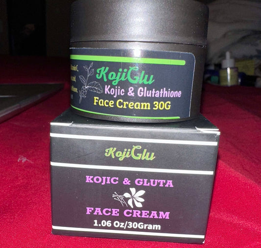 KojiGlu Face cream 30 Gram  kojic + glutathione cream.