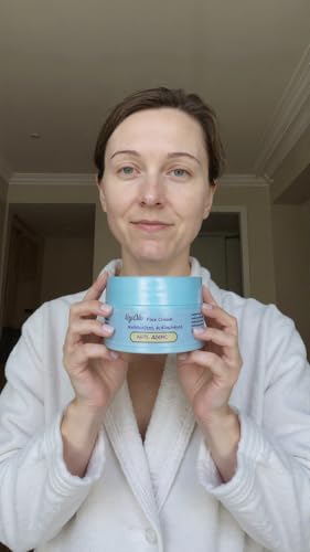 Kojiglu Anti-Aging Face Cream, Moisturizer with Antioxidants, Firming & Line-Reducing Formula