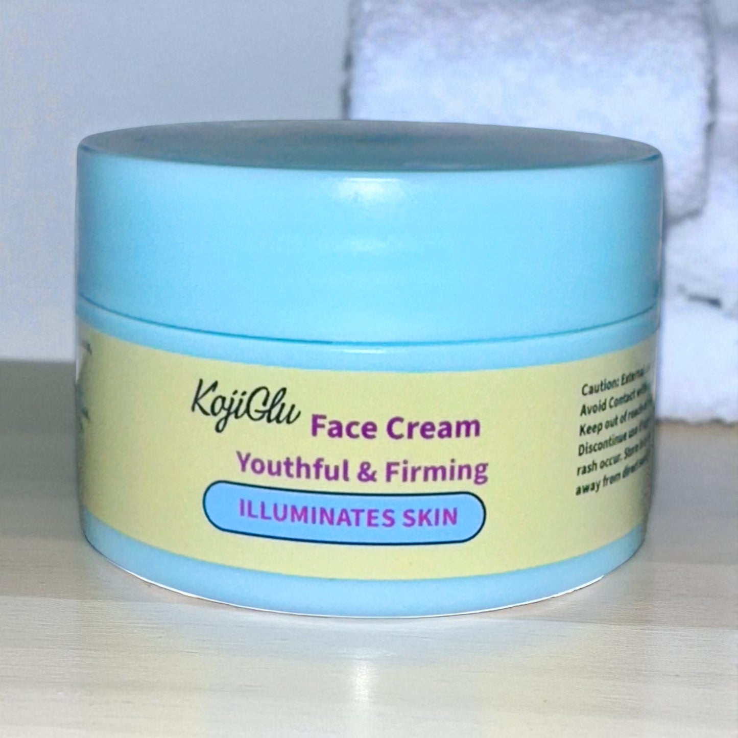 KOJIGLU Antioxudant, Anti-Aging Face Cream, Moisturizer with Antioxidants, Firming & Line-Reducing Formula.