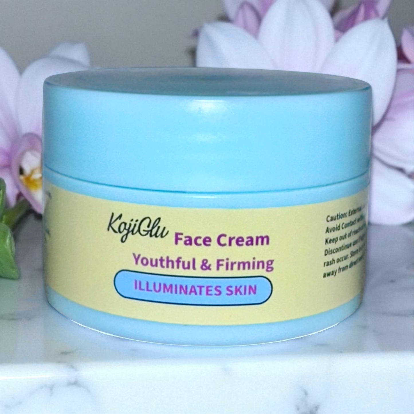 KOJIGLU Antioxudant, Anti-Aging Face Cream, Moisturizer with Antioxidants, Firming & Line-Reducing Formula.
